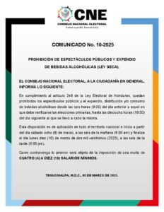 Comunicado CNE
